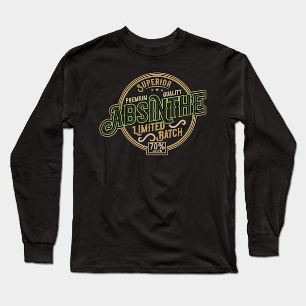 Absinthe Long Sleeve T-Shirt by Design by Nara